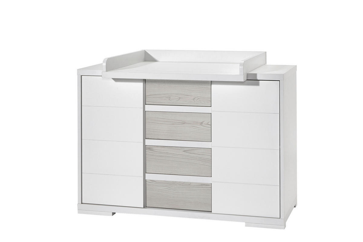 BABYZIMMER Maxx Boathouse  - Weiß/Pinienfarben, Basics, Holz/Holzwerkstoff - Schardt