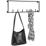 HAKENLEISTE  in Schwarz  - Schwarz, Trend, Metall (50/16/3,5cm) - Landscape