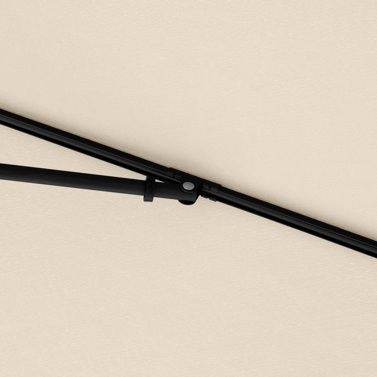 SENČNIK - naravne barve/antracit, Basics, kovina/tekstil (190/125cm) - Doppler