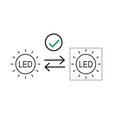 LED-STRAHLER 40/10/16,8 cm   - Weiß/Nickelfarben, Basics, Glas/Metall (40/10/16,8cm) - Novel