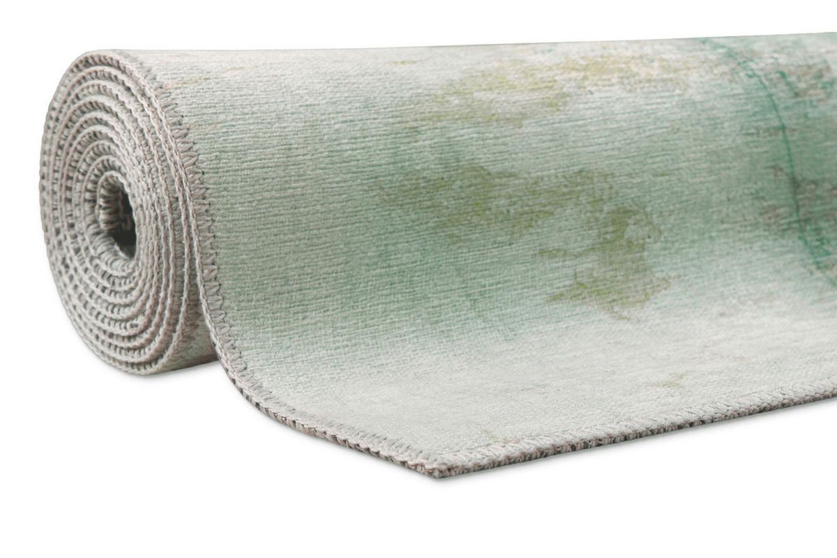 FLACHWEBETEPPICH  Wohnzimmer 240/340 cm Maui Mintgrün, Salbeigrün rechteckig  - Salbeigrün/Mintgrün, KONVENTIONELL, Textil (240/340cm) - Esprit