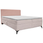 BOXBETT 160/200 cm  in Rosa  - Schwarz/Rosa, Design, Holz/Holzwerkstoff (160/200cm) - Xora