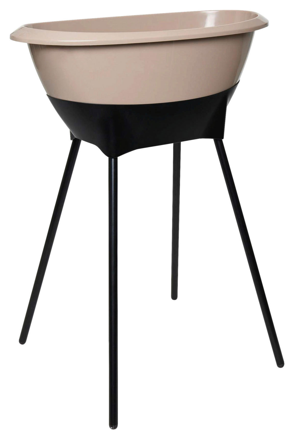 BABYBADESET LUMA 8-teilig  - Taupe/Schwarz, Basics, Kunststoff (79,5/40/46cm) - Bebe Jou