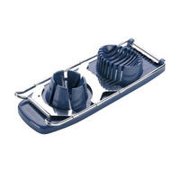 KRÁJAČ NA VAJÍČKA - modrá/strieborná, Basics, kov/plast (27/11,6/4,5cm) - Tescoma