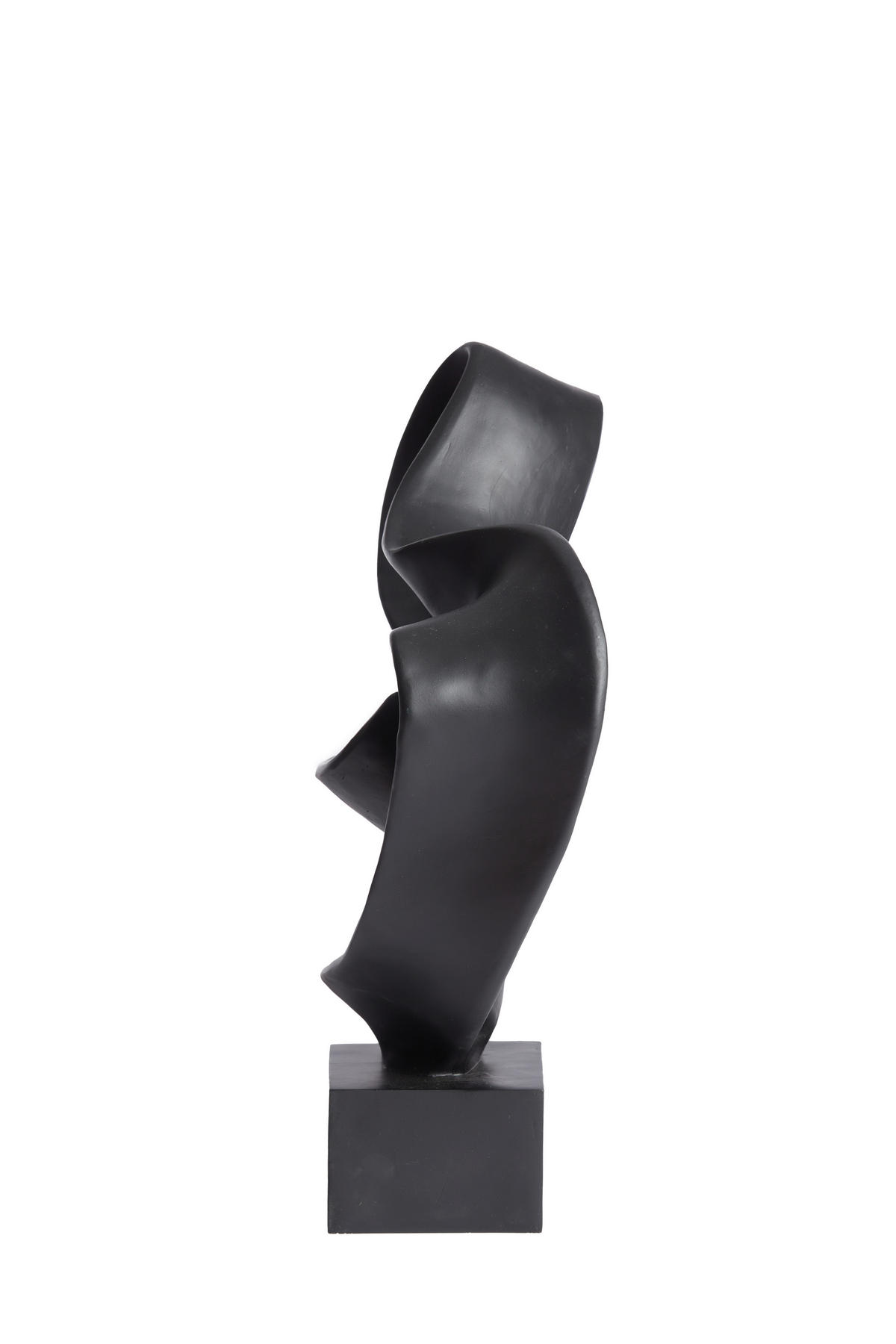 SKULPTUR - Schwarz, Basics, Kunststoff (14.5/44.5/33cm) - Light & Living