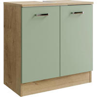 WASCHBECKENUNTERSCHRANK 60,2/62,4/33 cm  - Chromfarben/Eichefarben, Basics, Holzwerkstoff/Metall (60,2/62,4/33cm) - Pelipal