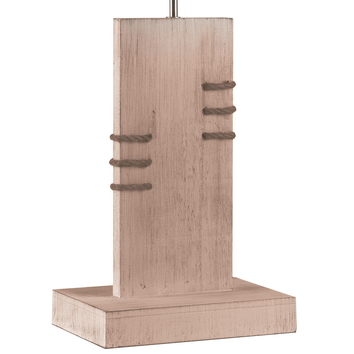 TISCHLEUCHTE 20/30/71 cm   - Beige, Natur, Holz/Textil (20/30/71cm)