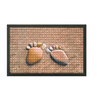 DVEŘNÍ ROHOŽKA, 40/60 cm - pískové barvy/béžová, Basics, textil/plast (40/60cm)