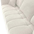 SCHLAFSOFA Plüsch Creme  inkl. Zierkissen, Rückenkissen, Bettkasten, Schlaffunktion, Rücken echt, Liegefläche im Originalstoff  - Creme/Schwarz, KONVENTIONELL, Kunststoff/Textil (200/73/105cm) - Carryhome