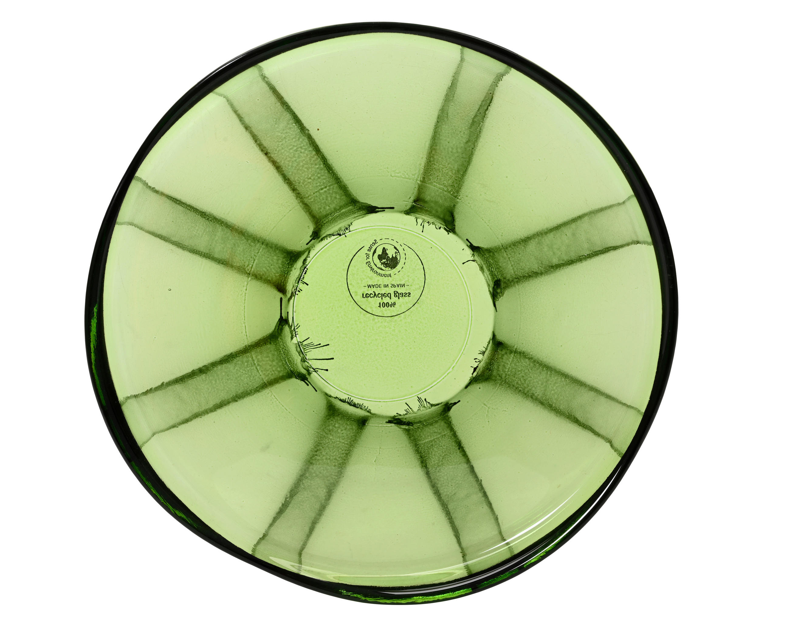 TELLER Grün 25/5 cm  - Grün, Basics, Glas (25/5cm)