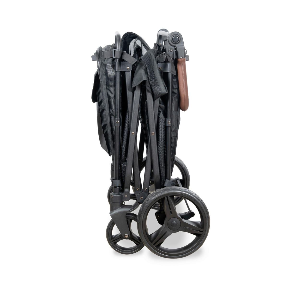 TIER-BUGGY  PXL Pet Heavy Duty Wagon   - Schwarz, Basics, Textil/Metall (117/72,50/107,50cm) - WONDERFOLD