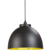 HÄNGELEUCHTE Kylie 30/120 cm   - Goldfarben/Schwarz, KONVENTIONELL, Metall (30/120cm) - Light & Living