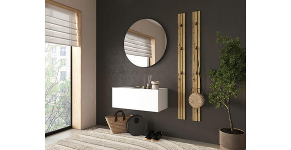 WANDKONSOLE Holzwerkstoff Weiß  - Weiß, MODERN, Holzwerkstoff (80/31,7/36,6cm) - Xora