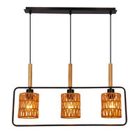 PENDELLEUCHTE Crown 70/12/110 cm   - Beige/Schwarz, Natur, Textil/Metall (70/12/110cm)