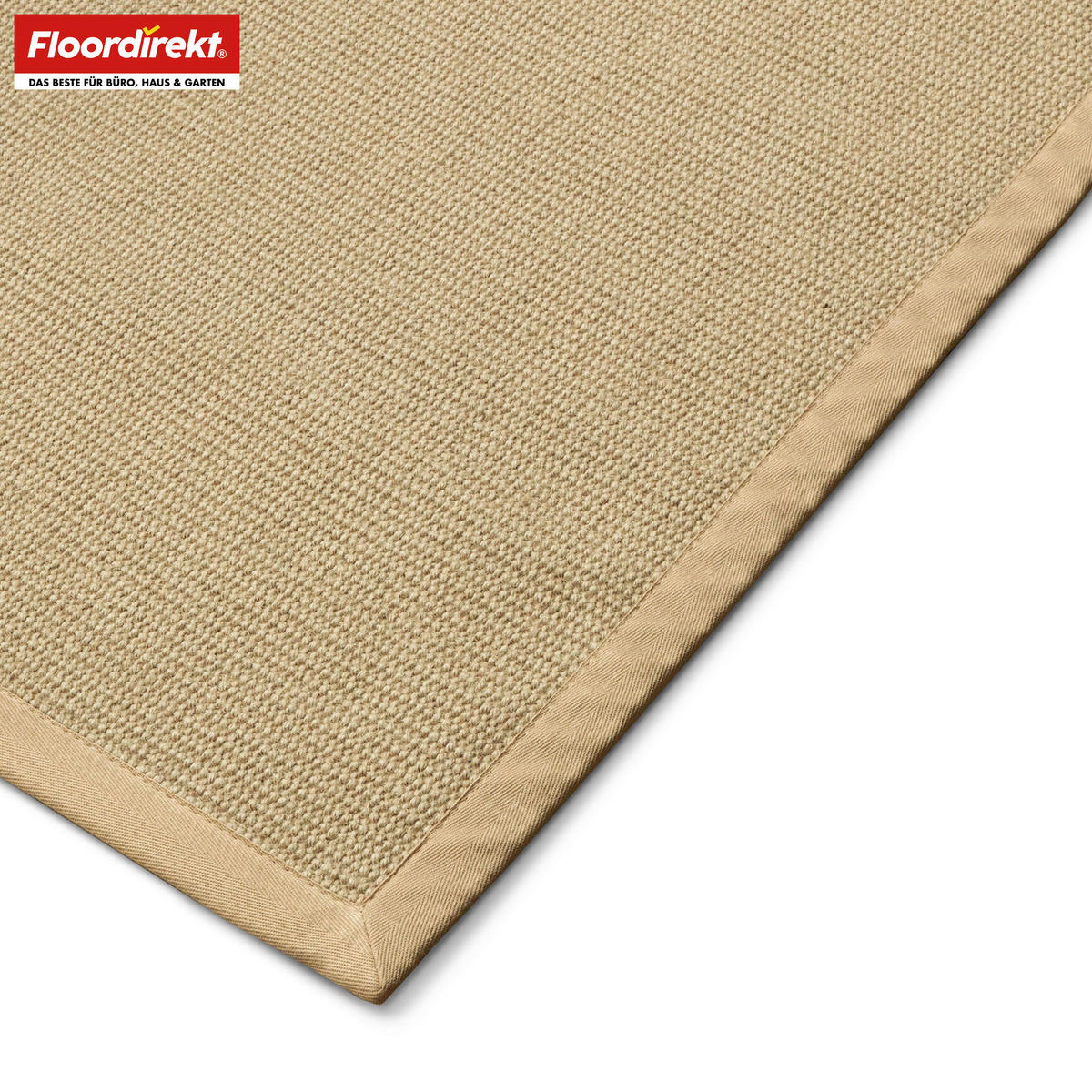 FLACHWEBETEPPICH 200/200 cm Amazonas Naturfarben rechteckig  - Naturfarben, Basics, Kunststoff/Textil (200/200cm) - Floordirekt