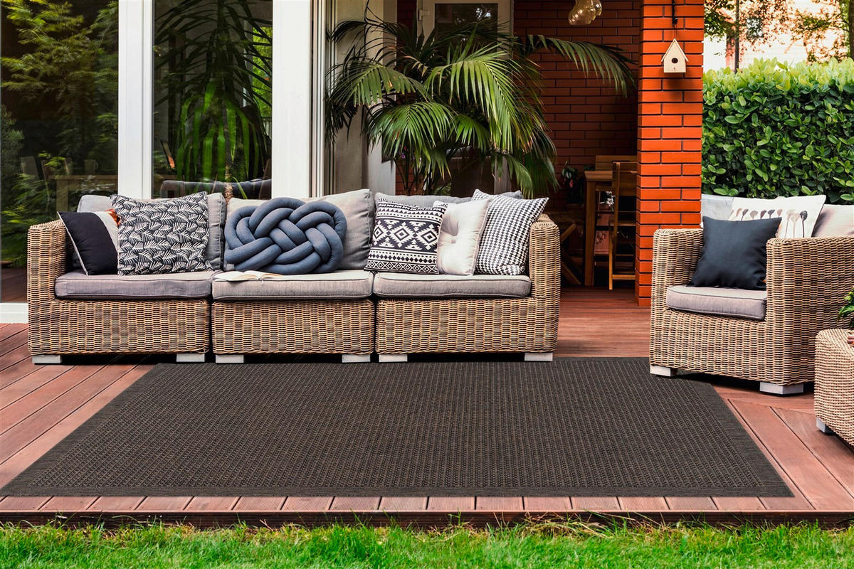 FLACHWEBETEPPICH 120/170 cm Indonesia - Kediri Taupe Braun  - Braun, KONVENTIONELL, Textil (120/170cm)