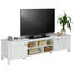 TV-ELEMENT 196/51/50 cm - Weiß/Bronzefarben, LIFESTYLE, Holzwerkstoff/Metall (196/51/50cm) - Landscape TV-ELEMENT 196/51/50 cm - Weiß/Bronzefarben, LIFESTYLE, Holzwerkstoff/Metall (196/51/50cm) - Landscape