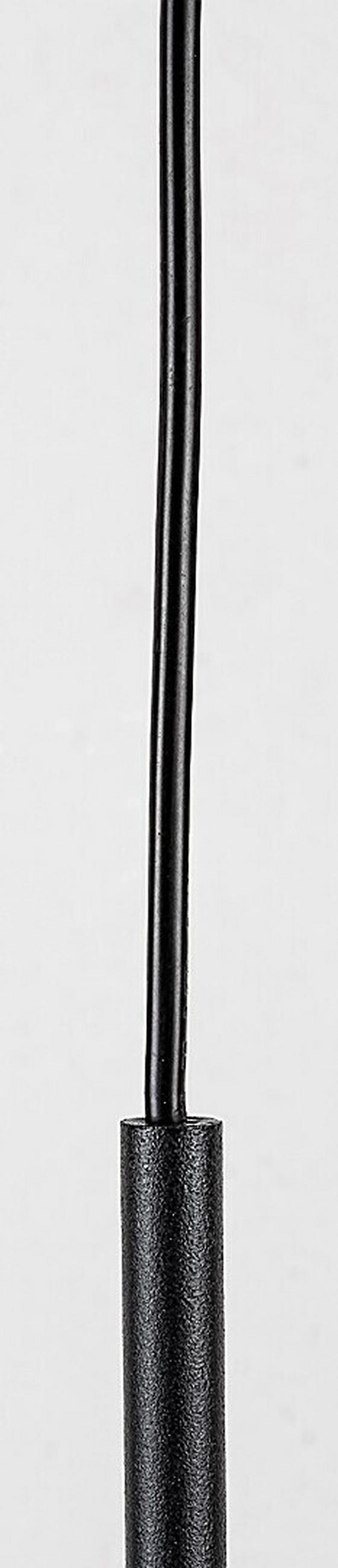 VISEČA SVETILKA  Tirina      15/120 cm      E27 - črna/prozorno, Trend, kovina/steklo (15/120cm)