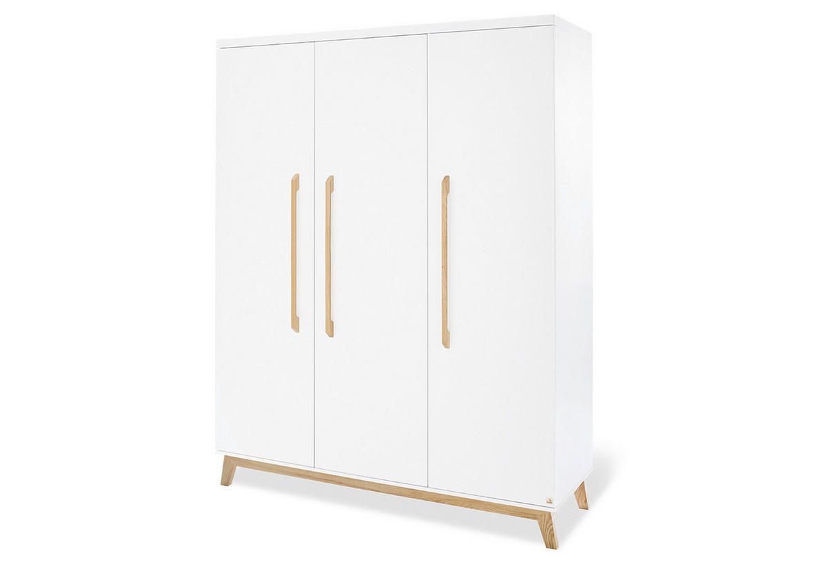 BABYZIMMER PINOLINO RIVA  - Eschefarben/Weiß, Design, Holzwerkstoff - Pinolino