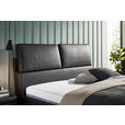 POLSTERBETT Matratze, Lattenrost Anthrazit 160/200 cm  - Hellbraun/Anthrazit, Design, Holz/Textil (160/200cm) - Johann Jakob