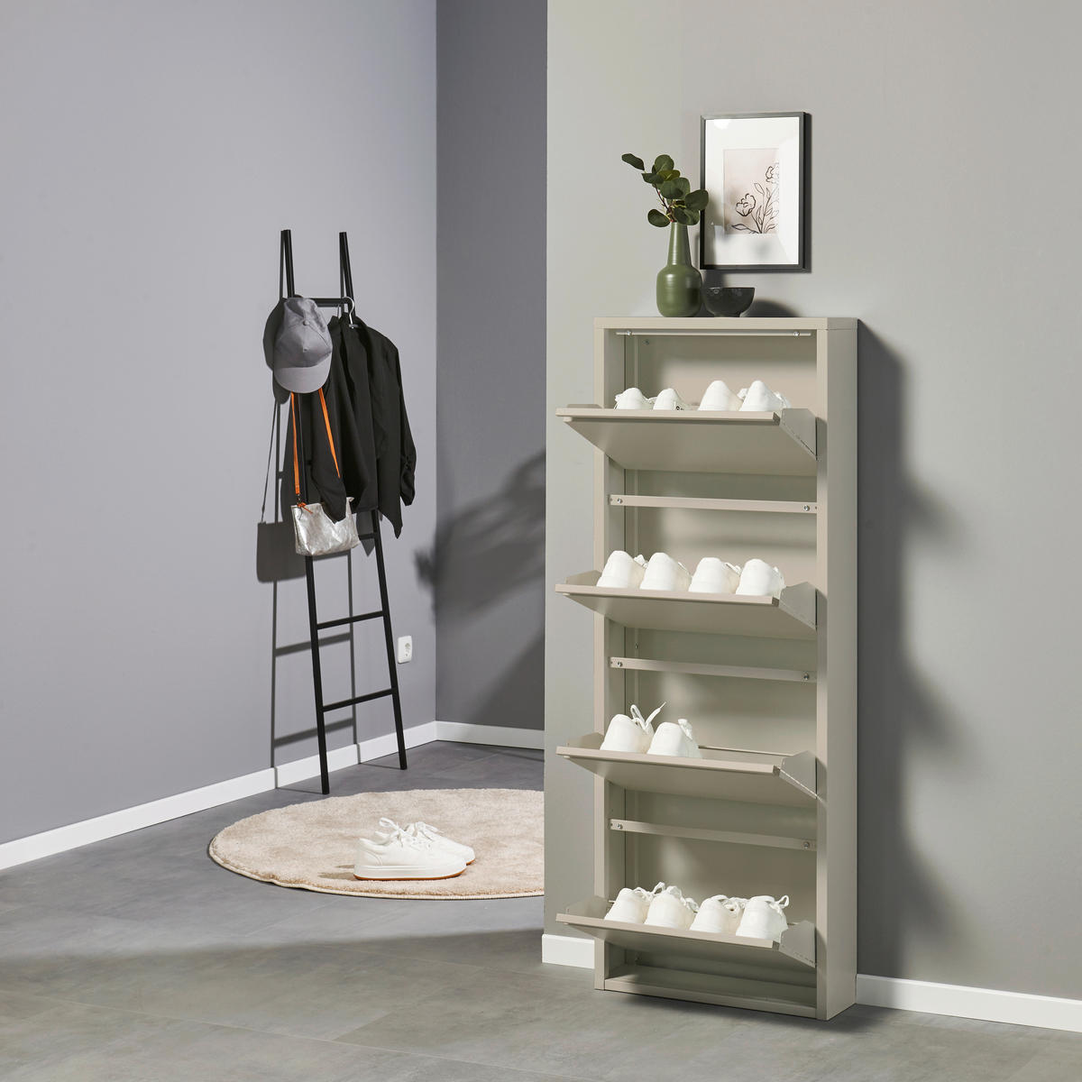 SCHUHKIPPER  in 51/137/16 cm  - Kaschmir, MODERN, Metall (51/137/16cm) - Boxxx