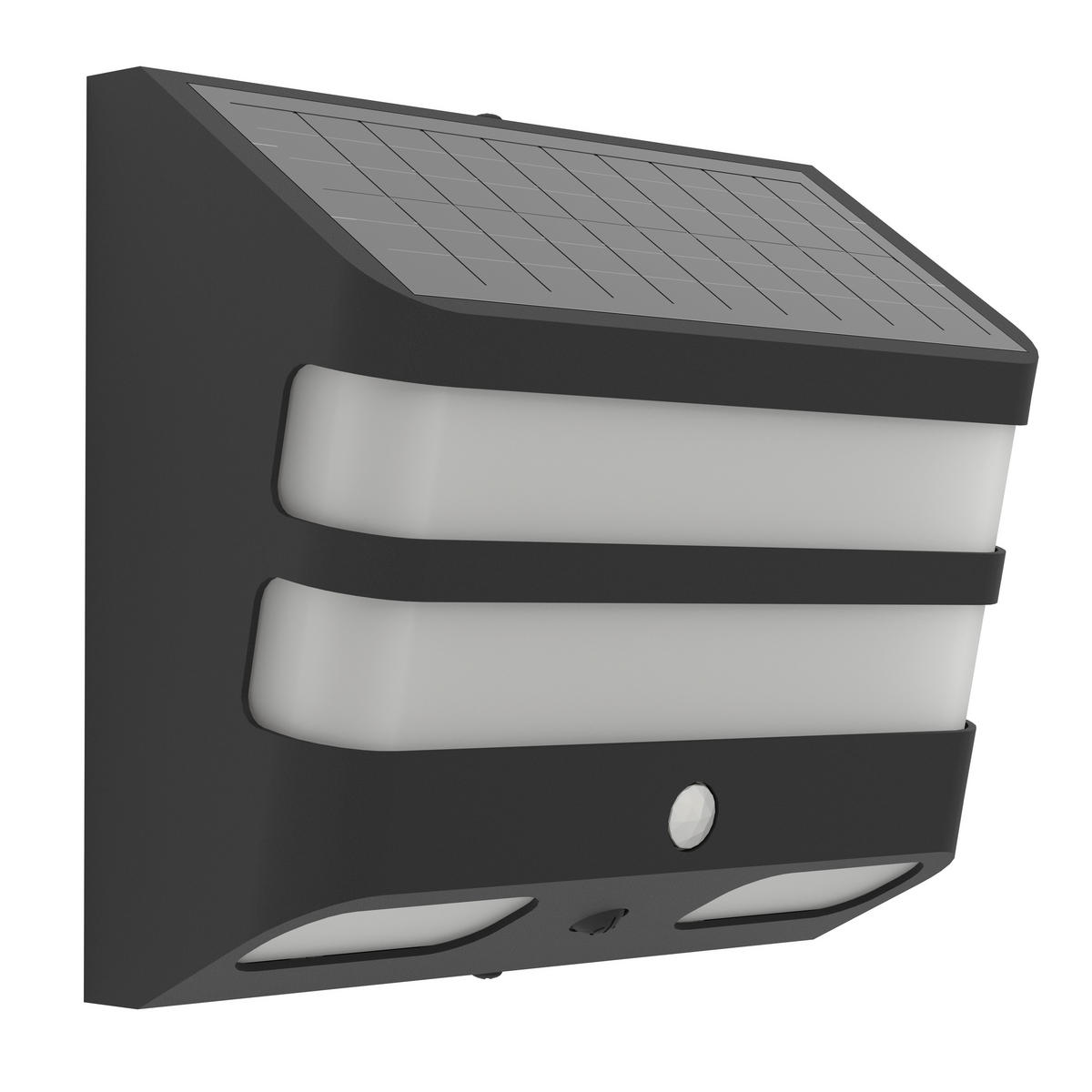 SOLARLEUCHTE - Weiss/Schwarz, Basics, Kunststoff (20,0/12,0/8,0cm) - Eglo