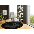 RELAXSESSEL in Leder Greige  - Edelstahlfarben/Greige, Design, Leder/Metall (76/119/86cm) - Dieter Knoll