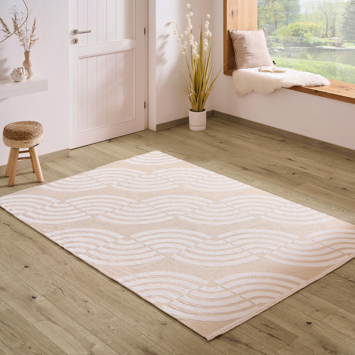 FLACHWEBETEPPICH 80/250 cm Waves Gelb  - Gelb, LIFESTYLE, Textil (80/250cm) - Novel