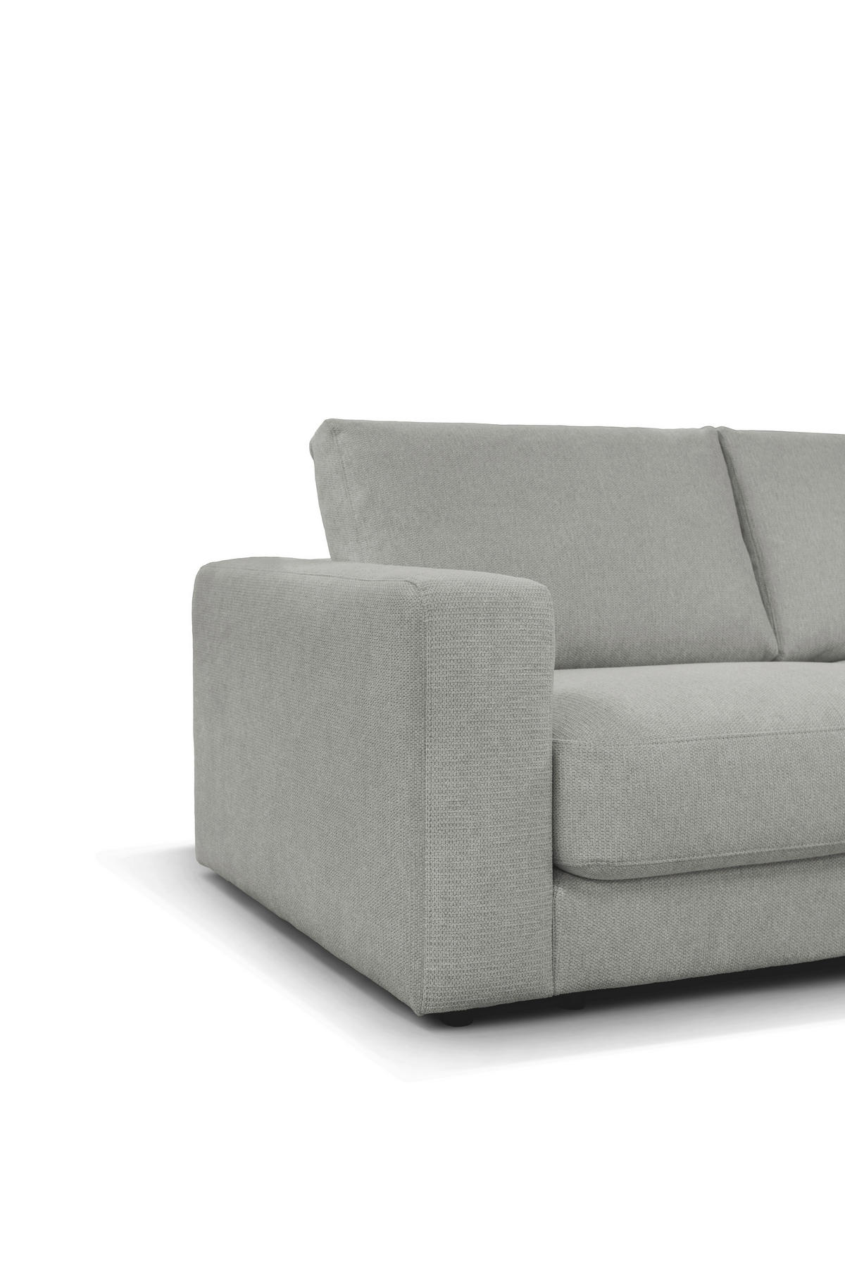 ECKSOFA VIGO Mintgrün  - Schwarz/Mintgrün, Design, Textil (303cm) - MID.YOU