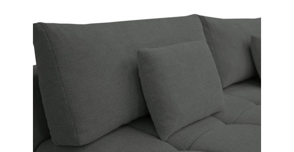 BOXSPRINGSOFA in Chenille Dunkelgrün  - Dunkelgrün/Schwarz, MODERN, Kunststoff/Textil (210/72/105cm) - Cantus
