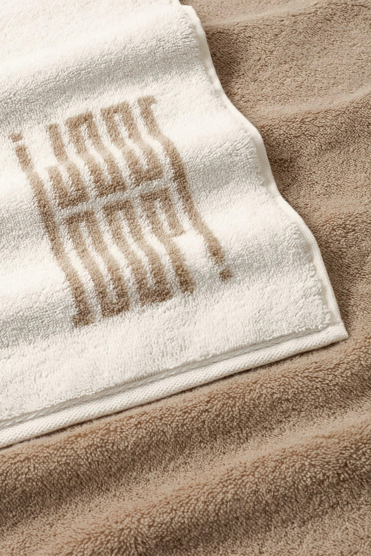 DUSCHTUCH 80/150 cm JOOP! BARS  - Creme, Basics, Textil (80/150cm) - Joop! Living
