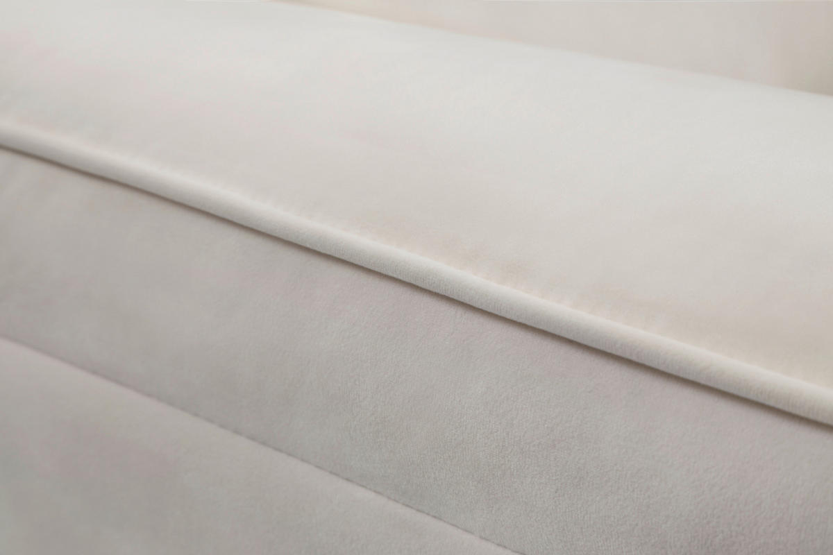 SCHAUKELSTUHL in Samt Beige  - Beige/Schwarz, MODERN, Textil/Metall (90/105/100cm) - MID.YOU