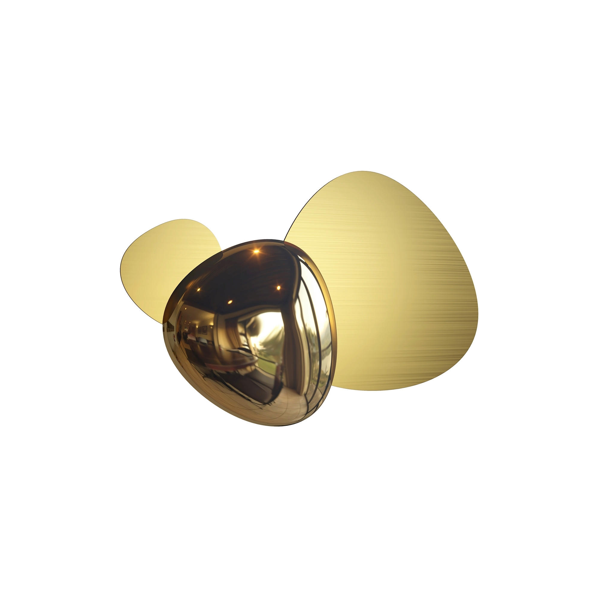 WANDLEUCHTE Modern   - Goldfarben, Trend, Metall (26,9/36,3/7,4cm) - MAYTONI