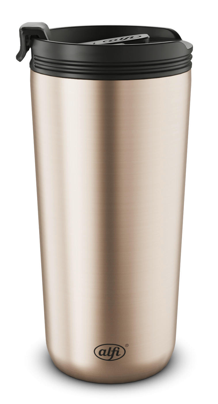 THERMOBECHER ISO COFFEE MUG 0,4 L  - Champagner, Design, Metall (0,4l) - Alfi