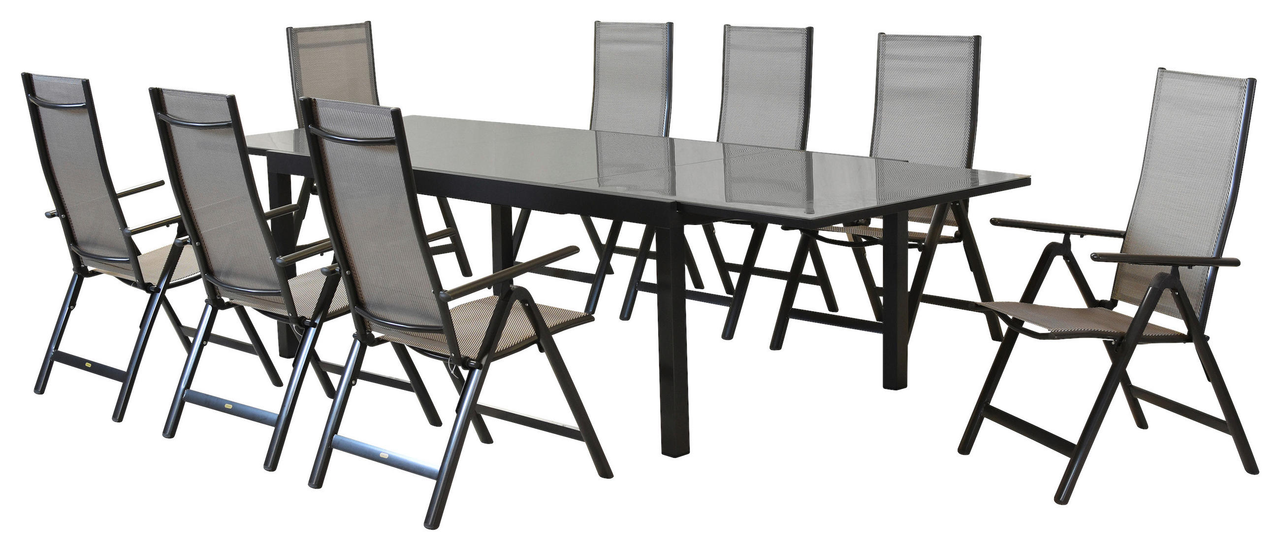 VRTNI SET   aluminij   srebrne barve rjava, srebrne barve    - srebrne barve/rjava, Moderno, kovina/tekstil - Gardenson