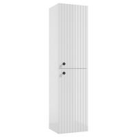 MIDI SKŘÍŇKA, vysoce lesklá bílá, 35/140/32 cm - černá/vysoce lesklá bílá, Moderní, kov/kompozitní dřevo (35/140/32cm) - MID.YOU