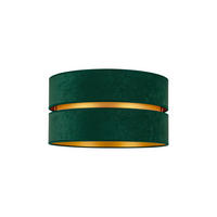 DECKENLEUCHTE Duo 40/22 cm   - Waldgrün, Trend, Textil (40/22cm)