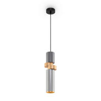 PENDELLAMPA Modern 9,5/6,5/33 cm  - mässingsfärgad/silver, Trend, metall (9,5/6,5/33cm) - MAYTONI