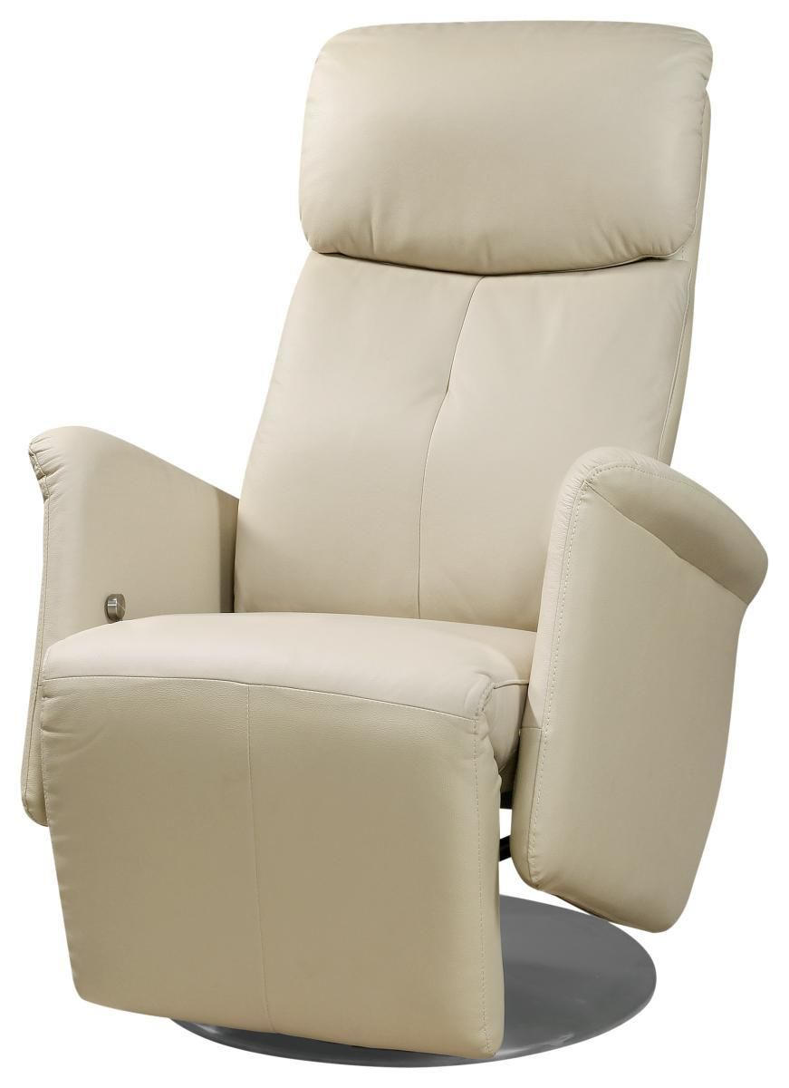 TV-FOTELJ, bež tekstil - barve kroma/bež, Design, kovina/tekstil (82/95/120cm) - Xora