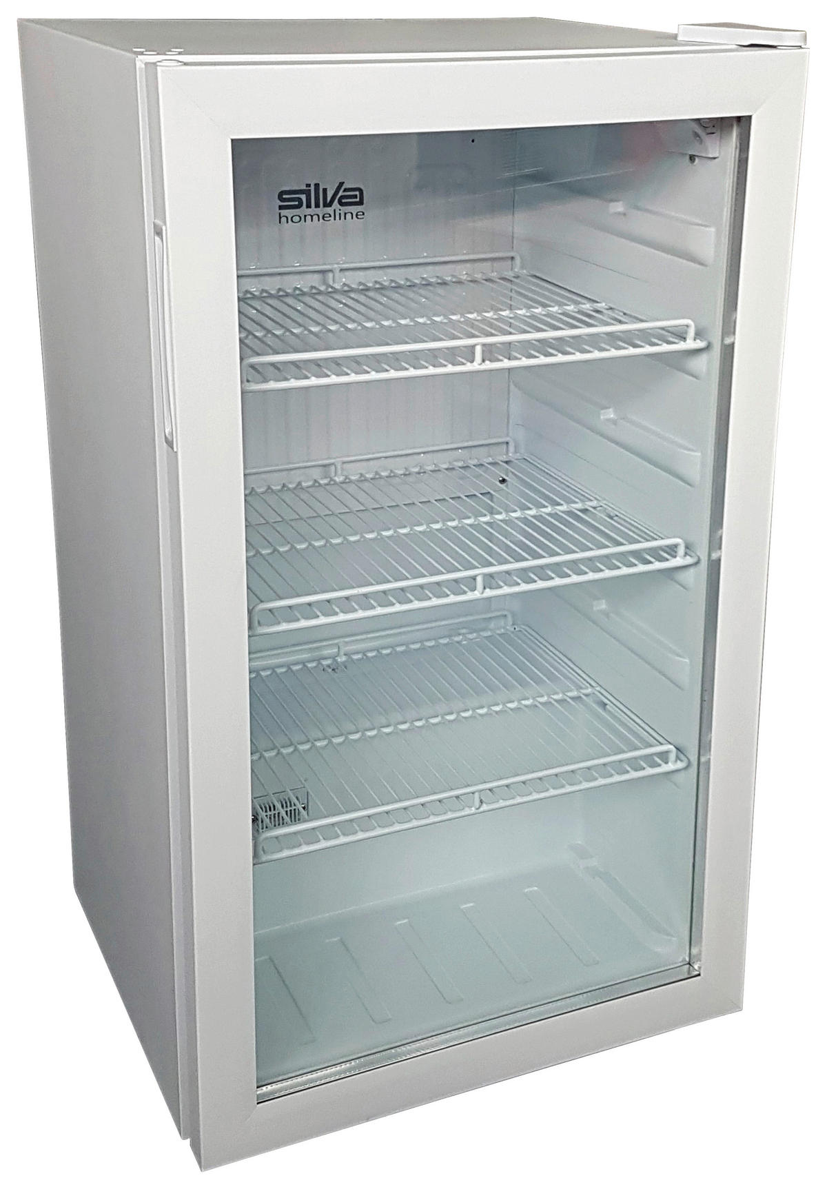 GETRÄNKEKÜHLSCHRANK 48/85/43 cm  - Weiß, Basics, Glas/Kunststoff (48/85/43cm) - Silva Homeline