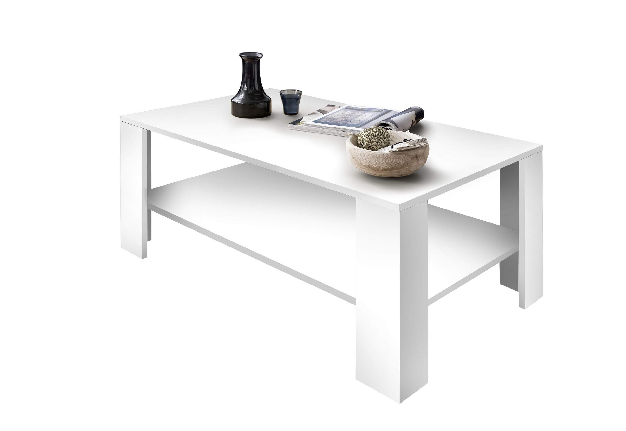 KLUB STOČIĆ 100/37,5/50 cm bela - bela, Moderno, pločasti materijal (100/37,5/50cm) - Ti'me