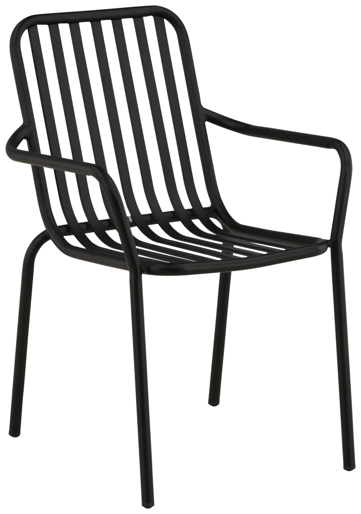 UTESTOL i metall svart  - svart, Basics, metall (57/85/64cm)