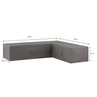 SCHUTZHÜLLE  - Grau, Basics, Kunststoff (270/270/70cm)