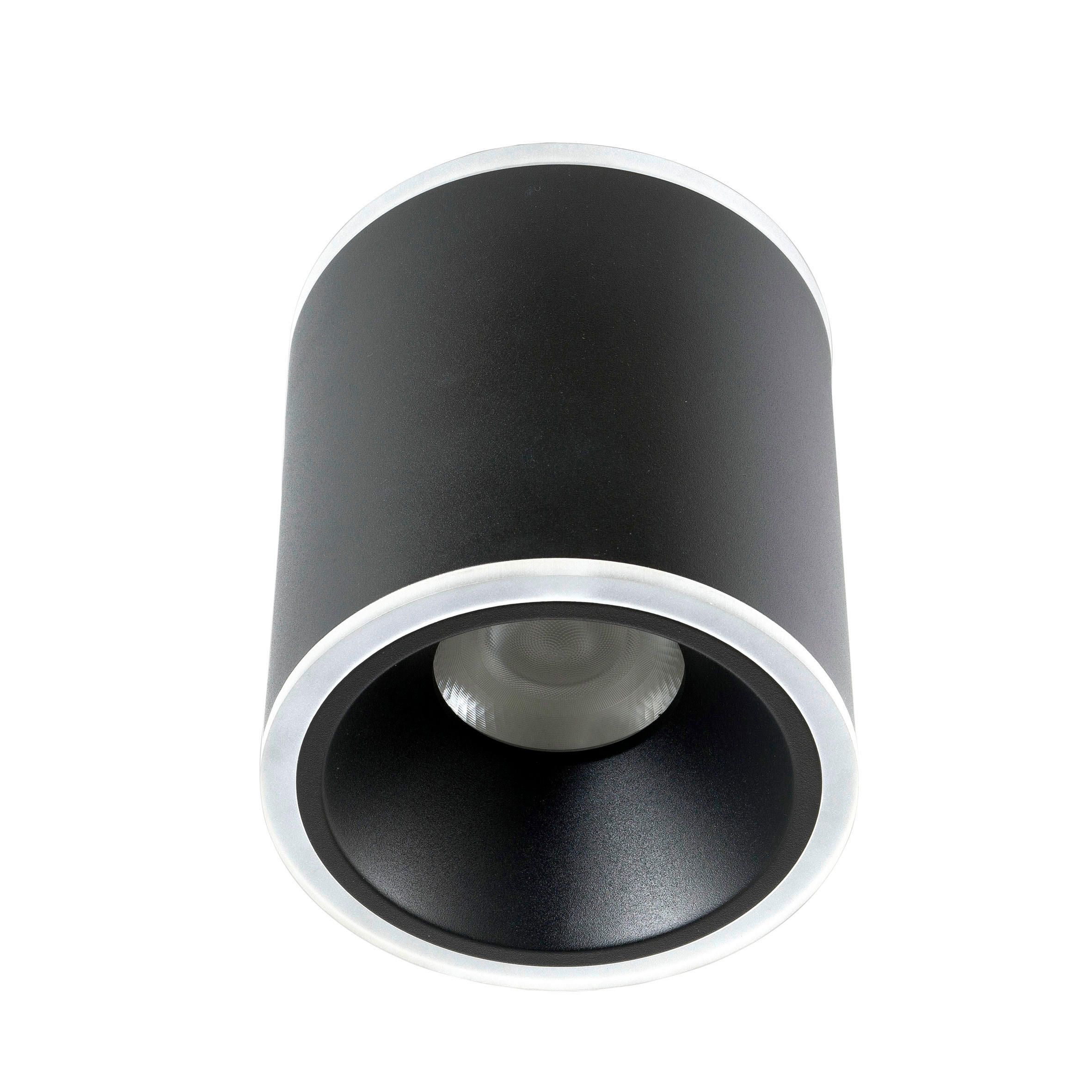 LED-DECKENLEUCHTE Paca 9/10,5 cm   - Anthrazit, Basics, Kunststoff/Metall (9/10,5cm) - Fabas Luce