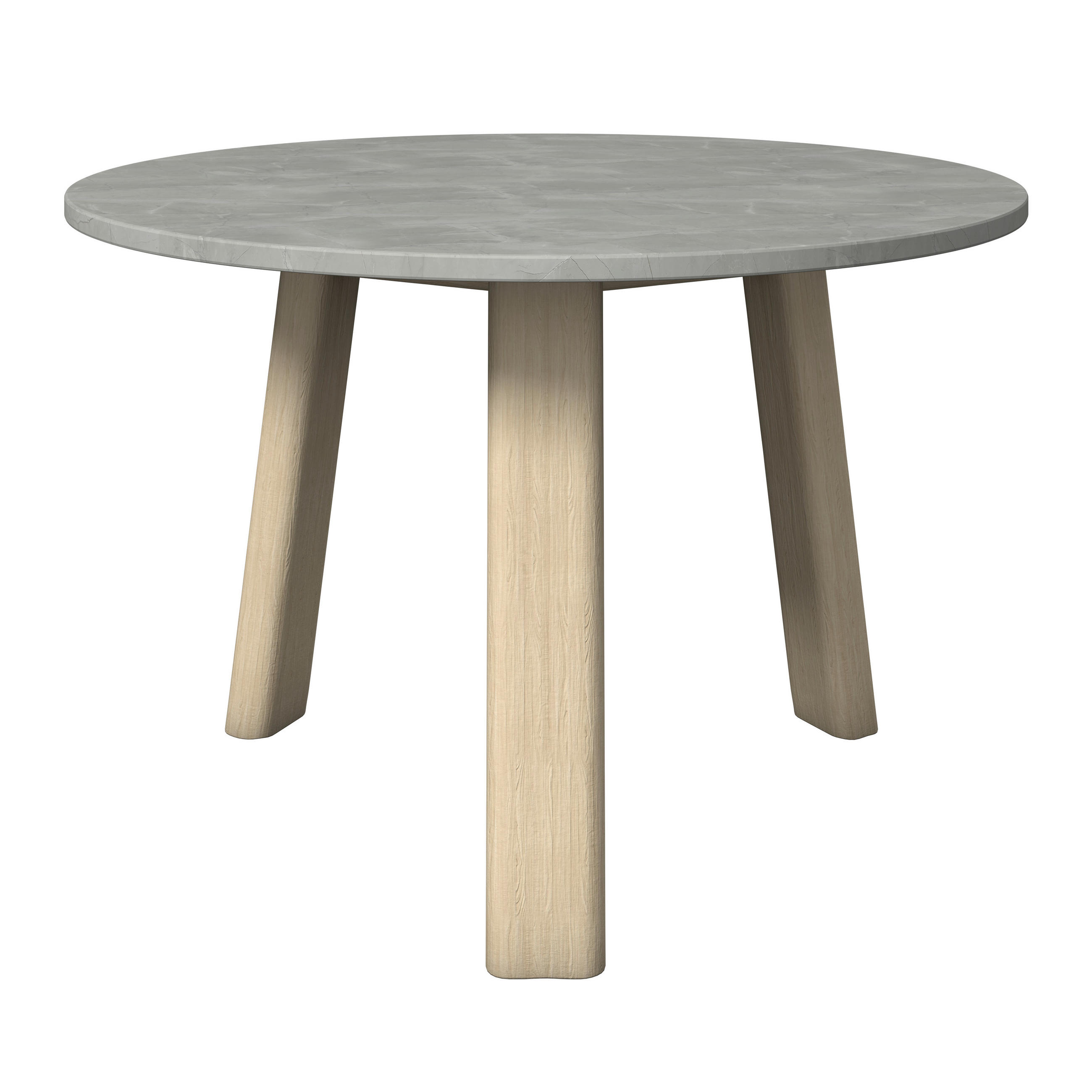 Dieter Knoll Loungetisch Mari Esche, Hellgrau 65x42x65 cm