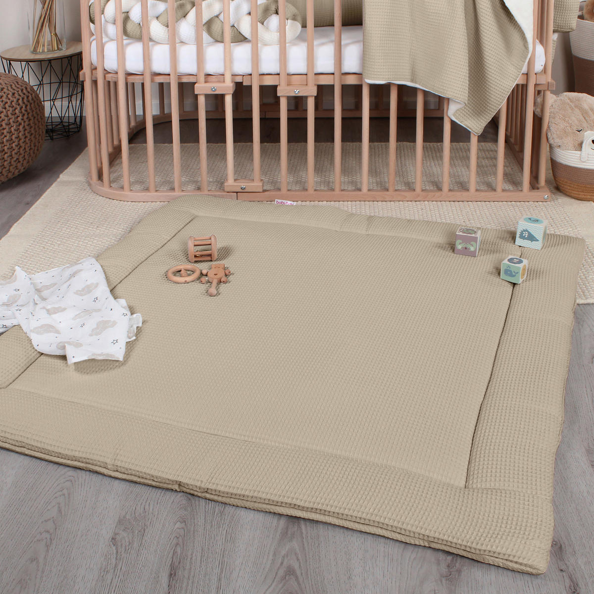 KRABBELDECKE  - Basics, Textil (120/120/3cm) - Babybay
