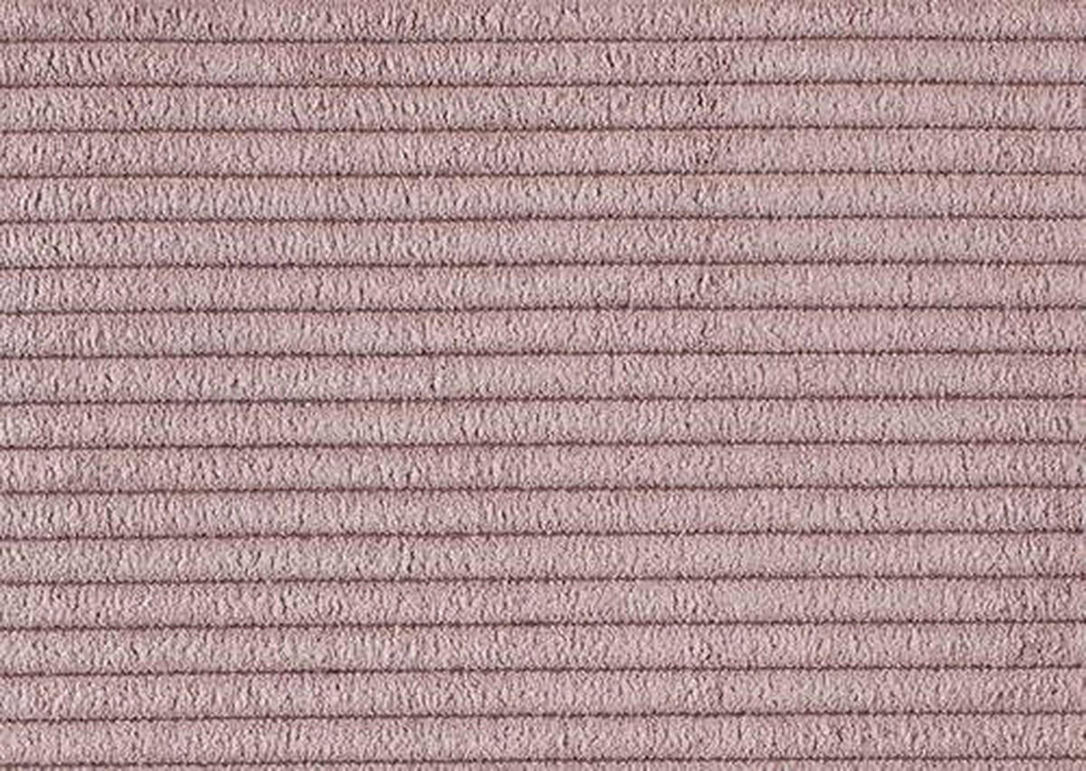 RELAXLIEGE in Cord Altrosa  - Schwarz/Altrosa, Design, Textil/Metall (80/54-113/158-198cm) - Pure Home Lifestyle