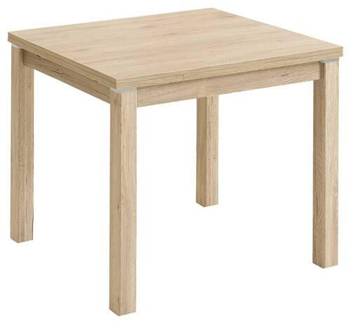 ESSTISCH Eiche San Remo  ausziehbar, Variantenauswahl  - Eiche San Remo, KONVENTIONELL, Holzwerkstoff (80-140/80/76cm) - Valdera