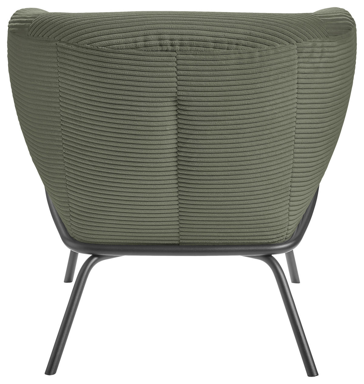 COCKTAILSESSEL Cord Olivgrün  - Olivgrün, Design, Textil (79/71/74cm) - Lomoco