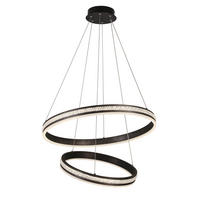 VISEČA LED-SVETILKA   40 W/5600 lm/4000 K/220-240 V/ - črna, Basics, kovina/umetna masa (60/120cm) - Ambiente